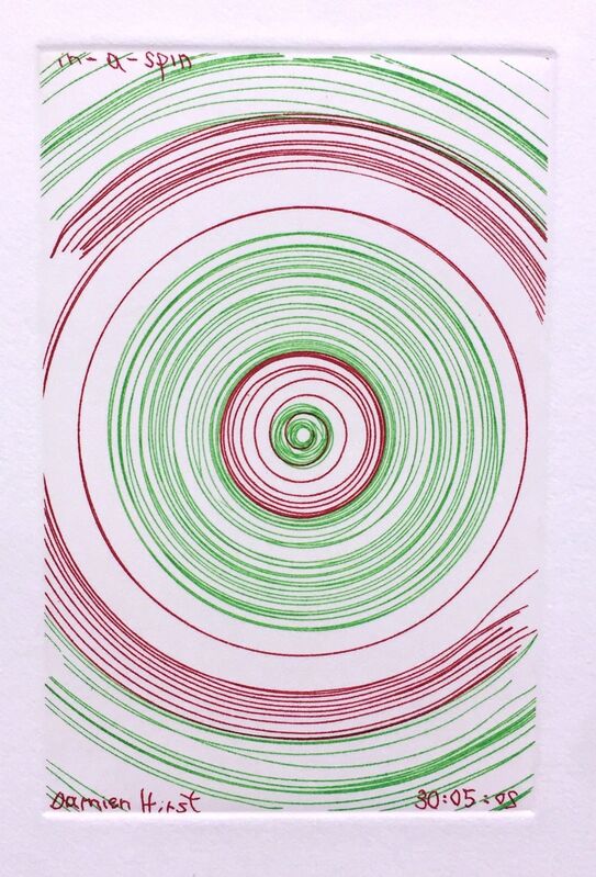 Damien Hirst, ‘In a Spin, from In a Spin’, 2002, Print, Spin Etching, Gregg Shienbaum Fine Art