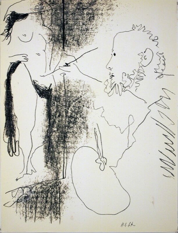 Pablo Picasso, ‘Painter and Model’, (Date unknown), Posters, Offset Lithograph, ArtWise