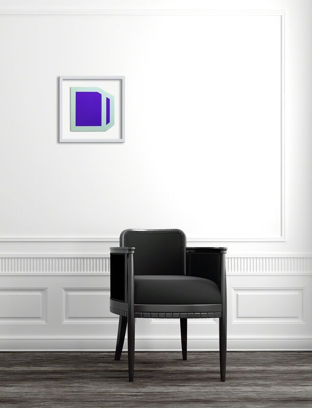 Brent Hallard, ‘Plumb Purple (mint) (Abstract painting)’, 2014, Painting, Acrylic on aluminum, IdeelArt