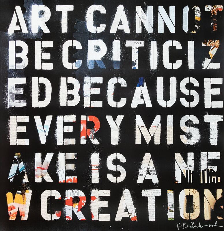 Mr. Brainwash, ‘Art Cannot Be Criticized’, 2011, Print, Offset lithograph on smooth paper, Heritage Auctions