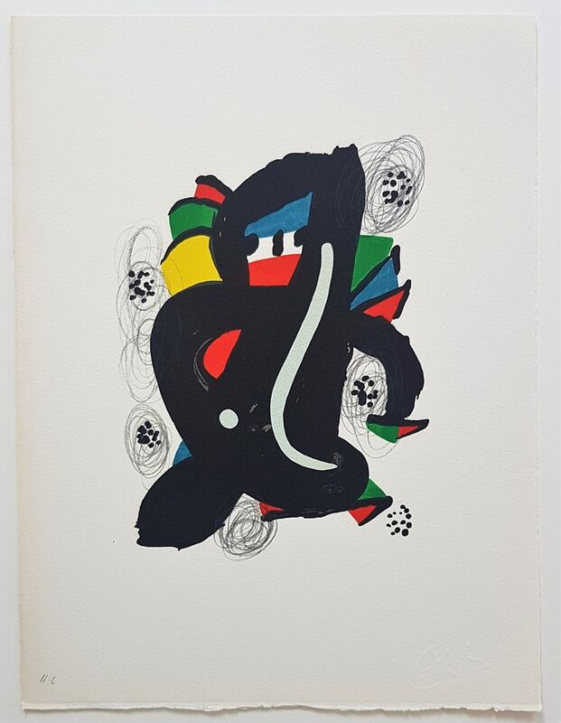 Joan Miró, ‘La Mélodie Acide - 6’, 1980, Print, Color lithograph, Cerbera Gallery