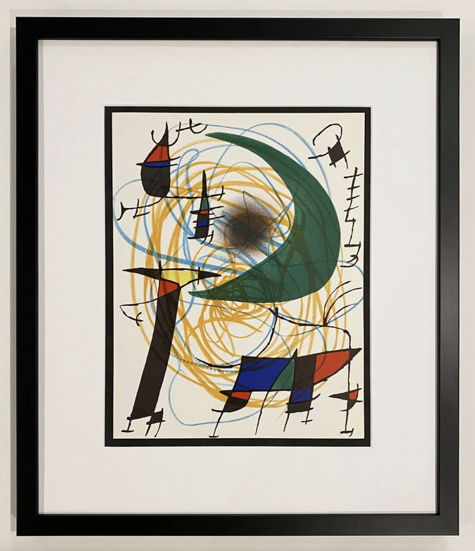 Joan Miró, ‘Plate VII’, 1972, Print, Lithograph, Georgetown Frame Shoppe