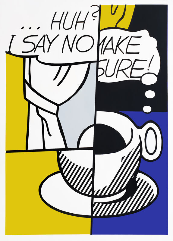 Roy Lichtenstein, ‘... Huh? ’, 1976, Print, Limited edition serigraph on rag paper., Off The Wall Gallery