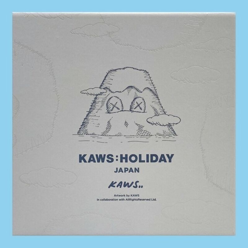 KAWS, ‘KAWS plush Holiday Japan (KAWS grey mount Fuji)’, 2019, Sculpture, Plush figure, Lot 180 Gallery