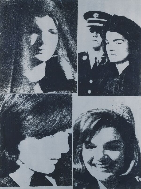 Andy Warhol, ‘Jacqueline Kennedy III (Jackie III), from: 11 Pop Artists III’, 1966, Print, Screenprint in metallic blue and black on wove paper, Christie's