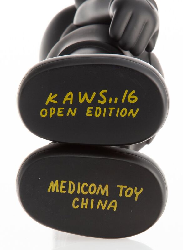 KAWS, ‘Companion (Black)’, 2016, Sculpture, Painted cast vinyl, Heritage Auctions
