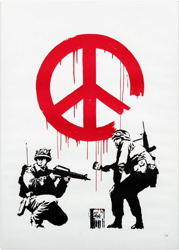 Banksy, ‘CND Soldiers’, 2005, Print, Screenprint in colours on wove paper., HOFA Gallery (House of Fine Art)