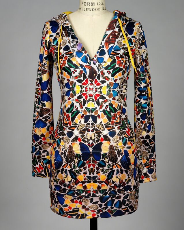 Damien Hirst, ‘Limited Edition Butterfly Print Hoodie’, 2008, Design/Decorative Art, Polyester, cotton; knit, printed, RISD Museum