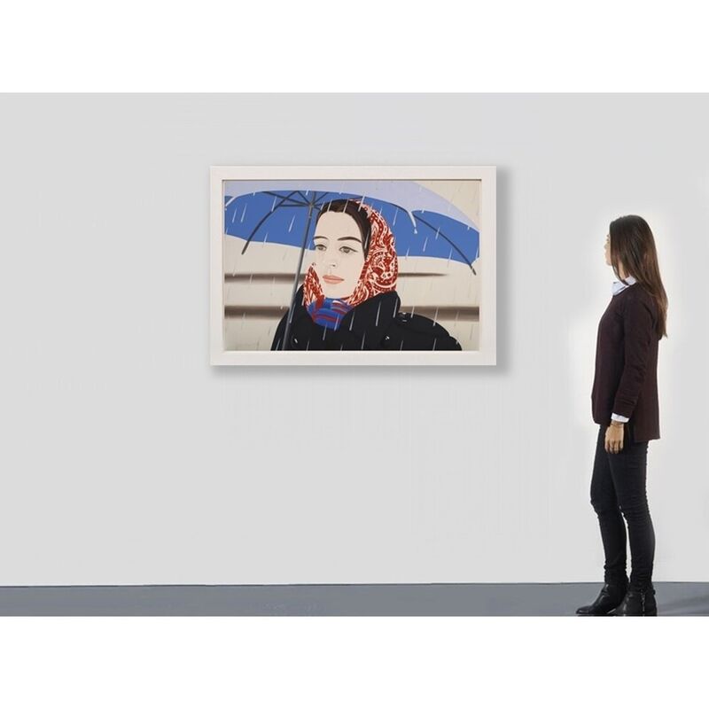 Alex Katz, ‘Blue Umbrella 2’, 2020, Print, Archival Pigment  inks on Crane Museo Max 365 gsm fine art paper, Weng Contemporary