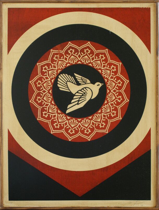 Shepard Fairey, ‘Peace Dove’, 2011, Painting, Screenprint on wood, EHC Fine Art