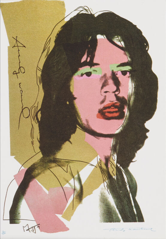 Andy Warhol, ‘Mick Jagger’, 1975, Print, Complete set of ten announcement cards, Rago/Wright/LAMA