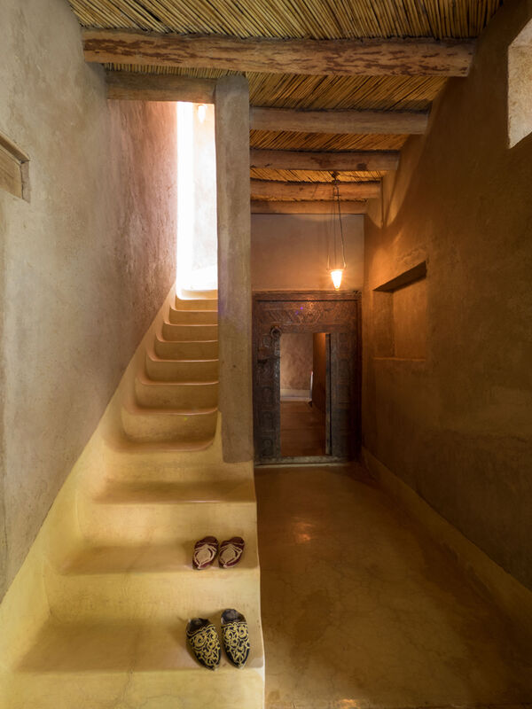 Neil Meyerhoff, ‘Interior Stairway with Slippers’, 2014, Photography, Archival pigment print, C. Grimaldis Gallery