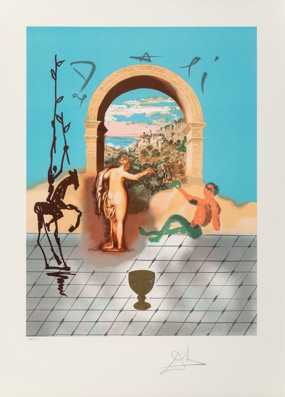 Salvador Dalí, ‘Dali Discoveres America’, 1979, Print, Lithographs in colors on Arches paper, Heritage Auctions