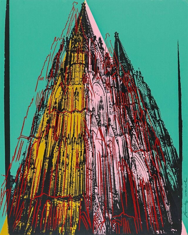 Andy Warhol, ‘Cologne Cathedral’, 1985, Print, Colour silkscreen with diamond dust on Lenox museum board, Van Ham