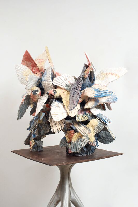 Elisabeth Lincot, ‘Untitled’, 2019, Sculpture, Enamelled ceramic and engobe, Antonine Catzéflis