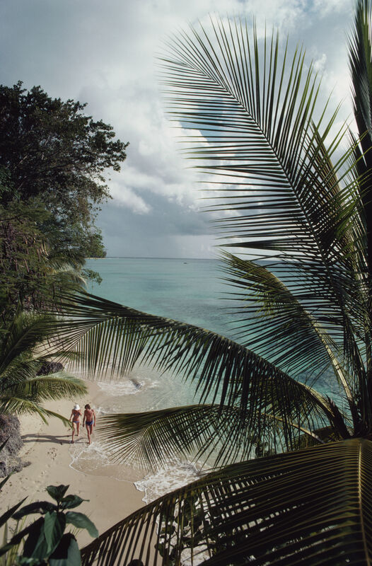 Slim Aarons, ‘Barbados Beach’, 1976, Photography, C print, IFAC Arts
