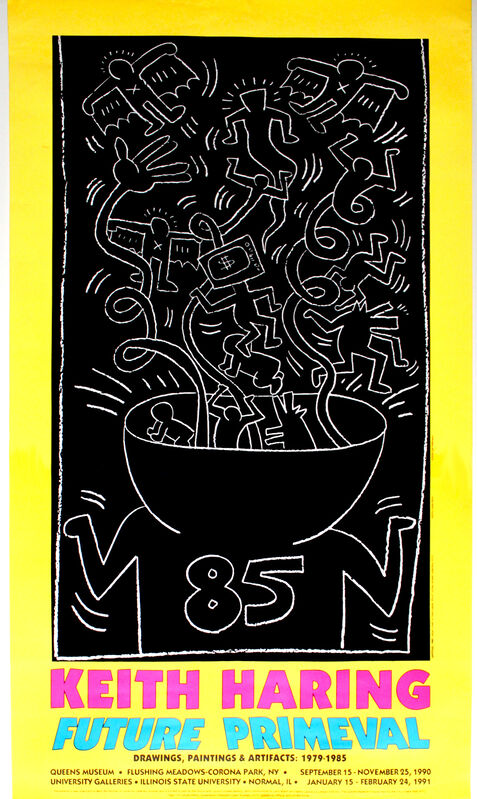 Keith Haring, ‘Future Primeval poster’, 1990, Ephemera or Merchandise, Offset lithograph on wove paper, EHC Fine Art