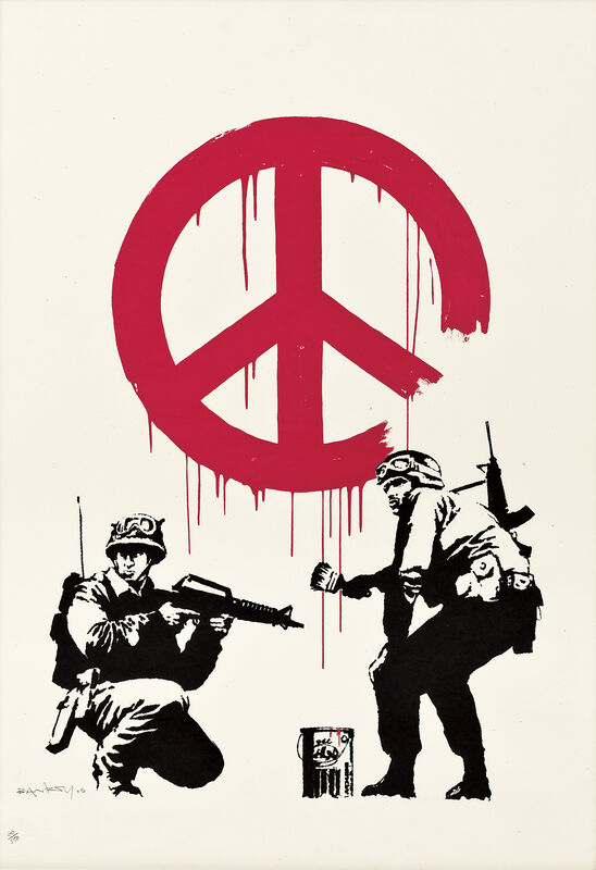 Banksy, ‘CND Soldiers’, 2005, Print, Screenprint in colors on wove paper, Seoul Auction