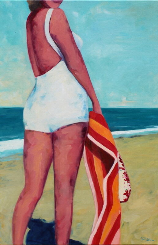 TS Harris, ‘Beach Bum’, 2013, Painting, Oil on canvas, Quidley & Company