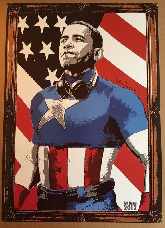 Mr. Brainwash, ‘Captain America ’, 2012, Posters, Lithograph, New Union Gallery