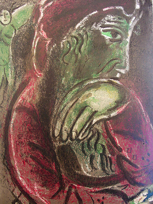 Marc Chagall, ‘Job in Despair’, 1960, Print, Lithograph, Georgetown Frame Shoppe