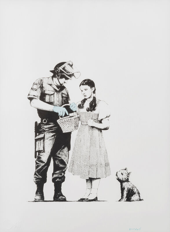 Banksy, ‘Stop & Search’, 2007, Print, Screenprint in colours on Arches 88 Paper, Tate Ward Auctions