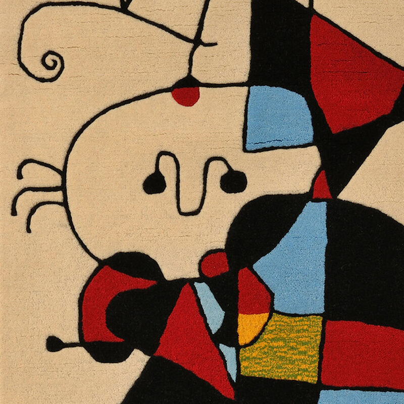 Joan Miró, ‘Personnages et Chien devant le Soleil’, 1949, Textile Arts, Tapestry, Weng Contemporary