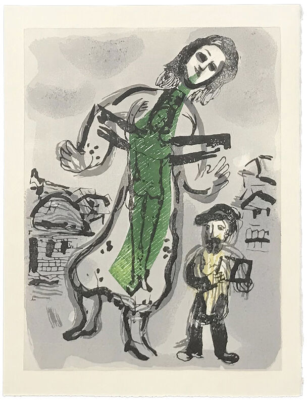 Marc Chagall, ‘OU EST LE JOUR ("LES POEMES")’, 1968, Print, WOODCUT, Gallery Art