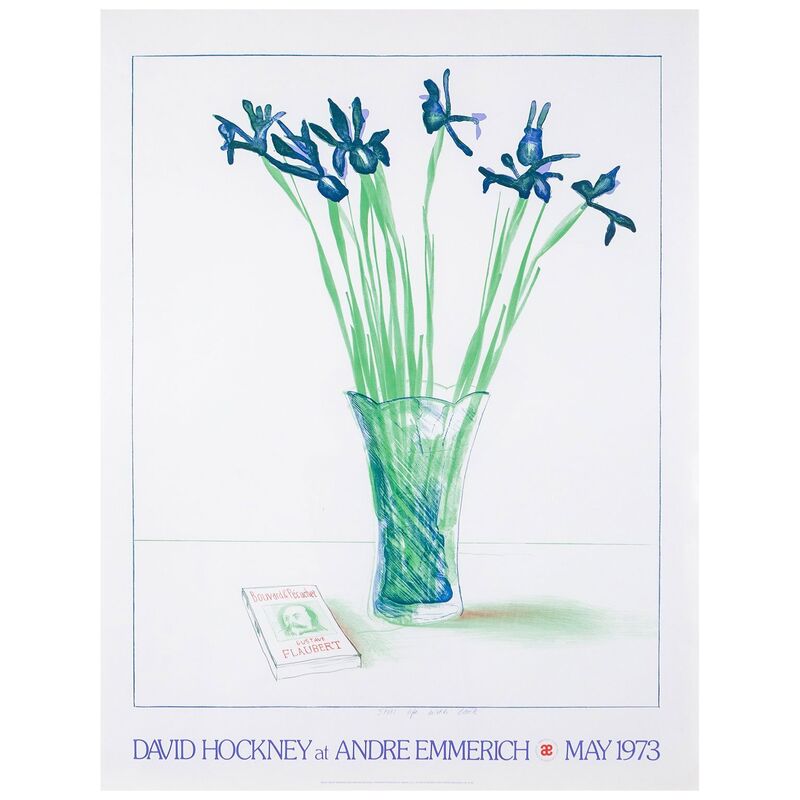 David Hockney, ‘Irises’, 1973, Print, Offset Lithograph, Caviar20