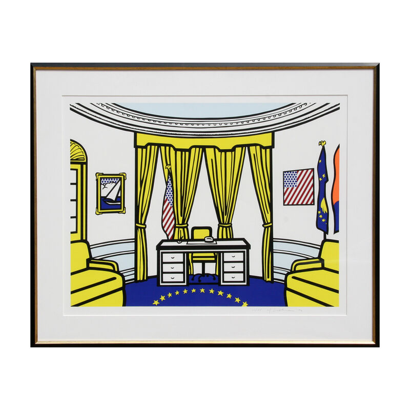 Roy Lichtenstein, ‘The Oval Office (C. 277)’, 1992, Print, Screenprint on Rives, RoGallery