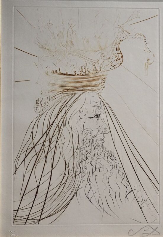 Salvador Dalí, ‘Tristan et Iseult King Marc’, 1970, Print, Etching, Fine Art Acquisitions Dali 