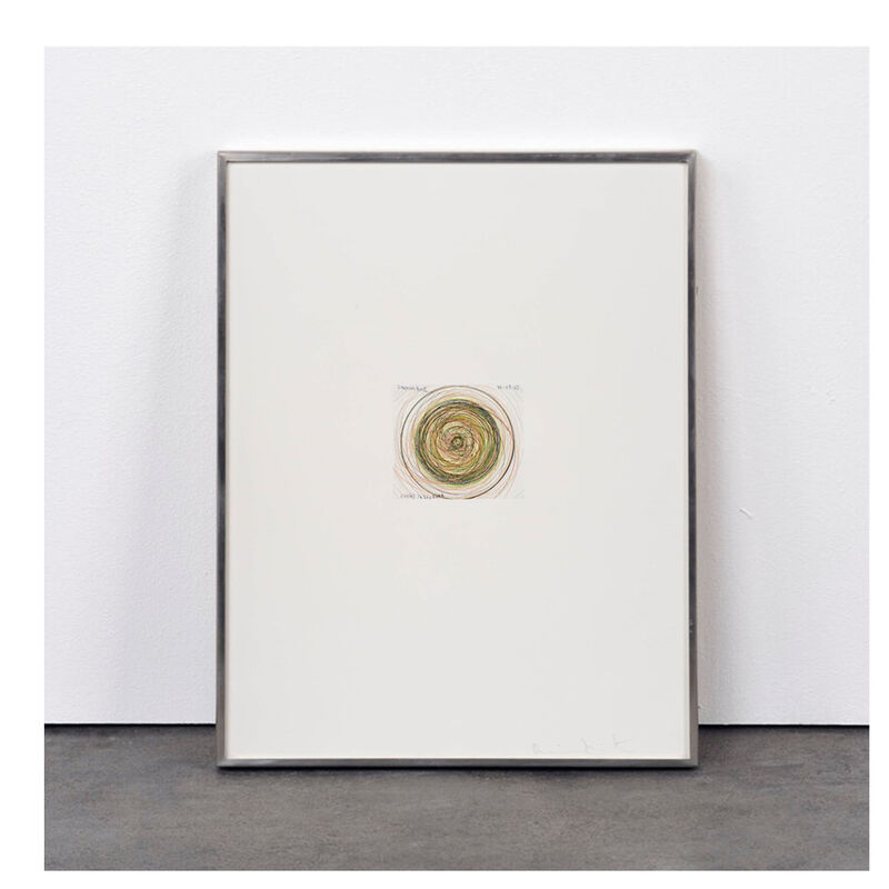 Damien Hirst, ‘Circles in the Sand (from In a Spin, the Action of the World on Things, Volume I)’, 2002, Print, Etching in color, Weng Contemporary