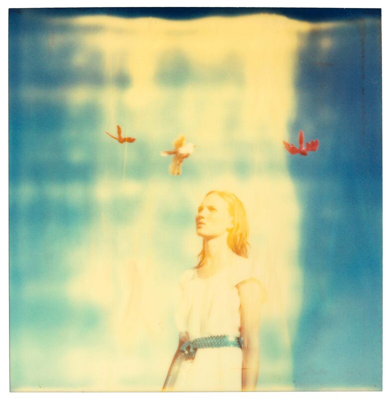 Stefanie Schneider, ‘Calliope (Haley and the Birds) ’, 2013, Photography, Digital C-Print based on a Polaroid, not mounted, Instantdreams