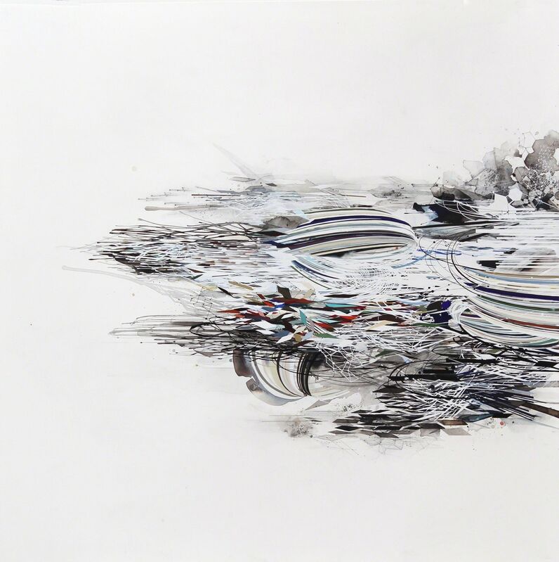 Reed Danziger, ‘disaggregation’, 2014, Drawing, Collage or other Work on Paper, Graphite, ink, watercolor and gouache on paper, Hosfelt Gallery