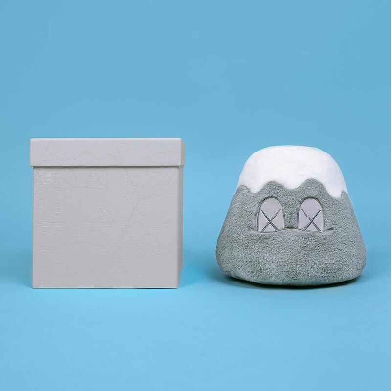 KAWS, ‘2 Mount Fuji Holiday Plush Figers (Set of 2 Colors Grey and Blue)’, 2019, Ephemera or Merchandise, Plush in colors, artempus