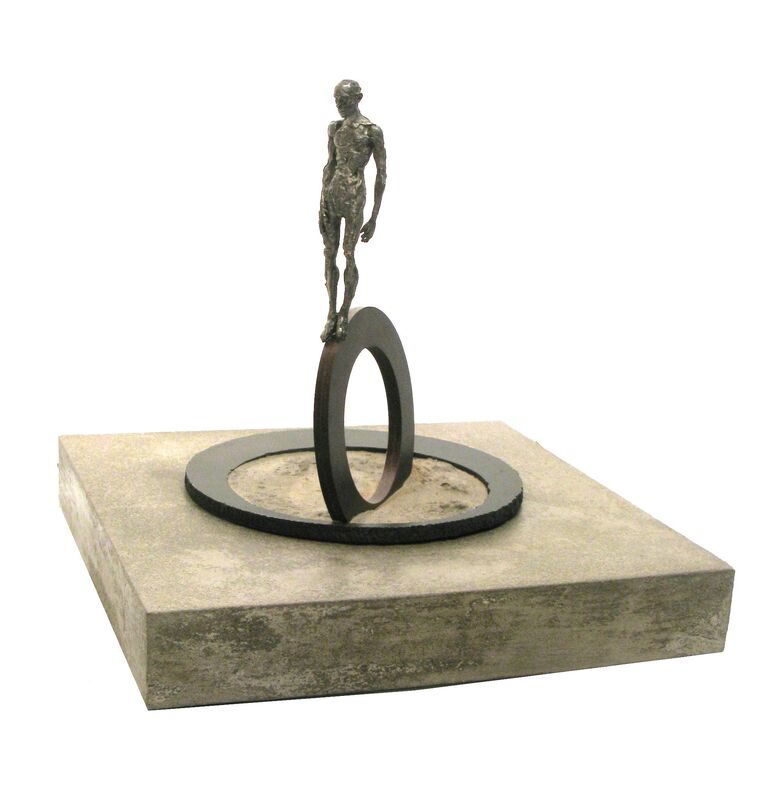 David Robinson, ‘Gnomon’, 2011, Sculpture, Bronze, Steel and Cement, Newzones