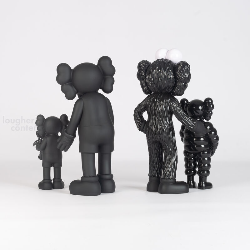 KAWS, ‘KAWS Family (Black)’, 2021, Ephemera or Merchandise, Four vinyl figures, Lougher Contemporary