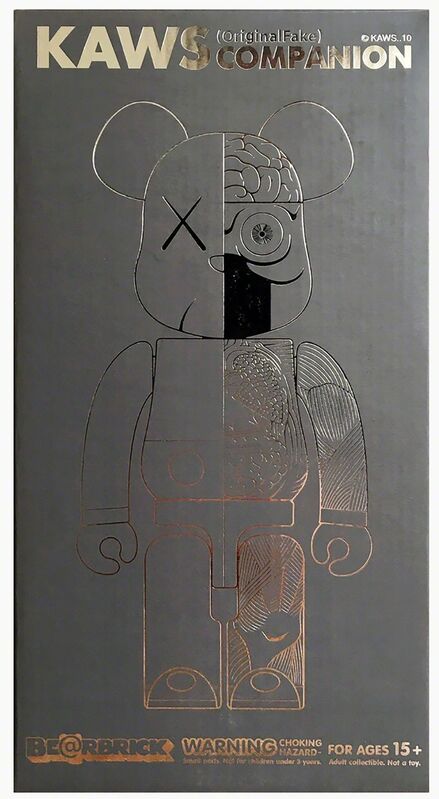 KAWS, ‘KAWS Grey Dissected Bearbrick 400% Companion (KAWS dissected companion)’, 2010, Sculpture, Vinyl figurine, Lot 180 Gallery