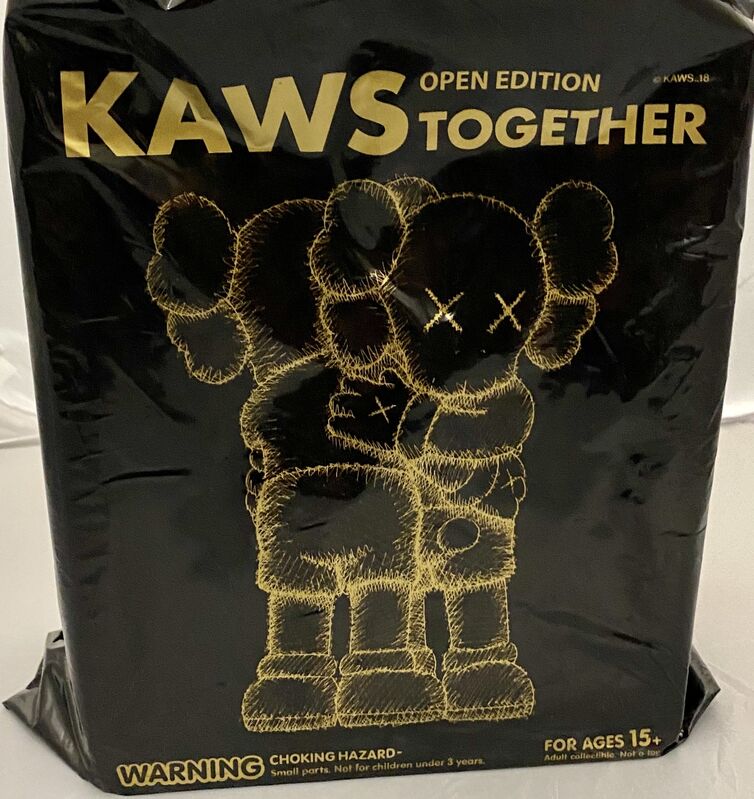 KAWS, ‘KAWS Black Together Companion (KAWS Together black)’, 2018, Sculpture, Painted Vinyl & Cast Resin, Lot 180 Gallery