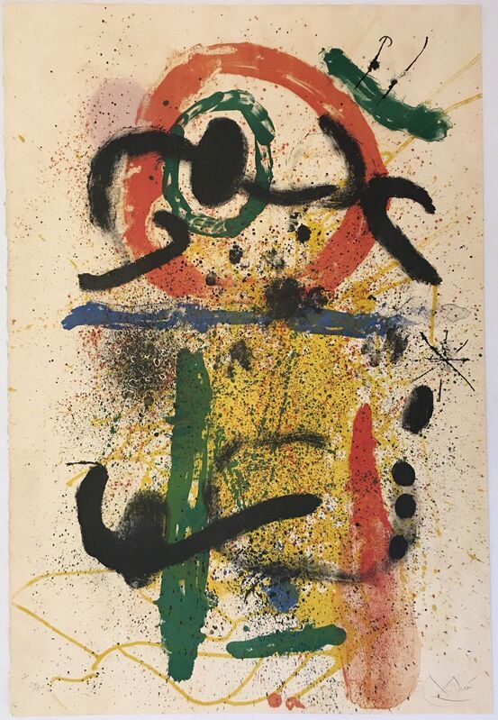 Joan Miró, ‘Pierrot le Fou’, 1964, Print, Color lithograph on Arches vellum paper, Puccio Fine Art