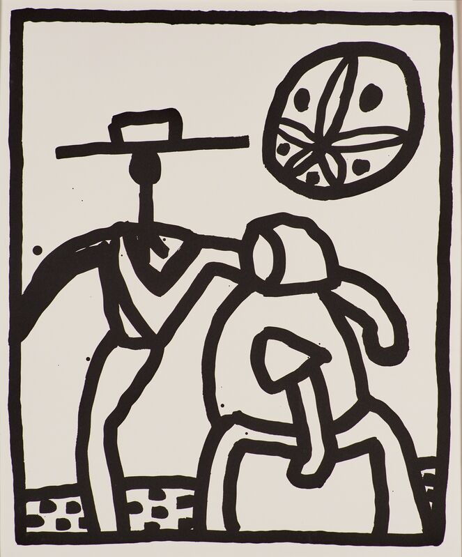 Keith Haring, ‘Untitled’, 1989, Print, Screenprint on BFK Rives, Rago/Wright/LAMA