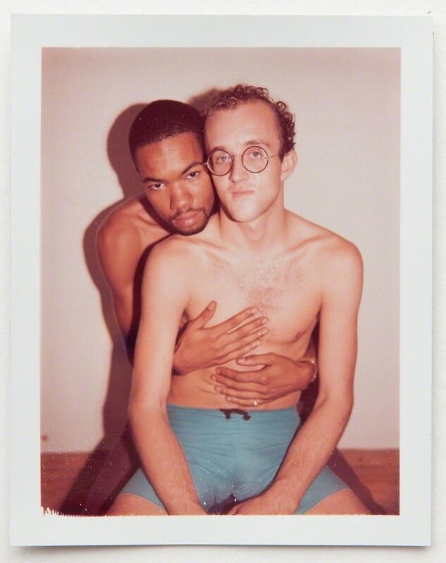 Andy Warhol, ‘Andy Warhol, Polaroid Photograph of Keith Haring and Juan Dubose, 1983’, 1983, Photography, Polaroid, Hedges Projects