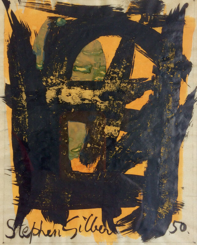 Stephen Gilbert, ‘Untitled’, 1950, Drawing, Collage or other Work on Paper, Ink & watercolour, Cyril Gerber Fine Art/ Compass Gallery