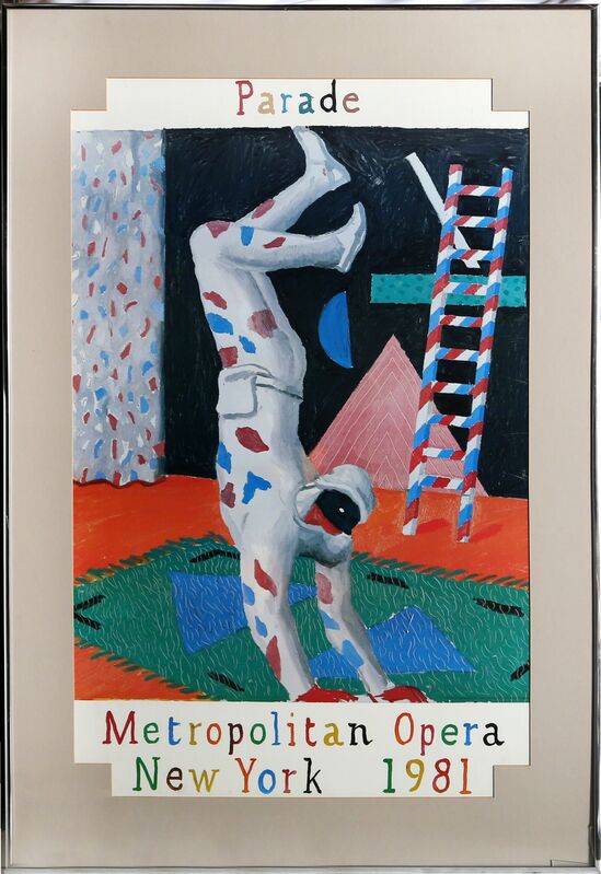 David Hockney, ‘Parade, Metropolitan Opera’, 1981, Posters, Screenprint Poster, RoGallery