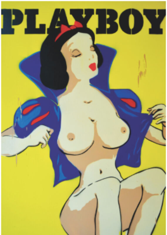 Luc Waring, ‘Playboy’, 2014, Painting, Spray paint and stencils on canvas, Imitate Modern