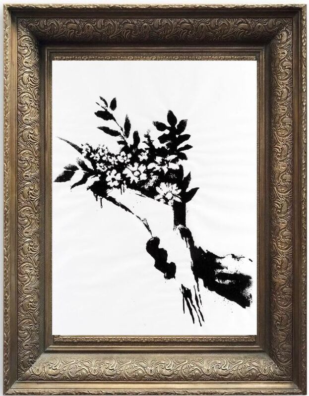 Banksy, ‘GDP Flower Thrower’, 2019, Print, Screenprint on 50gsm paper, Area Consulting