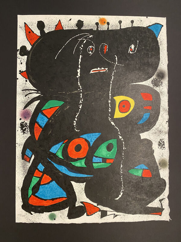 Joan Miró, ‘Hommage aux Prix Nobel’, 1976, Print, Lithograph in colors on Japon paper, Georgetown Frame Shoppe