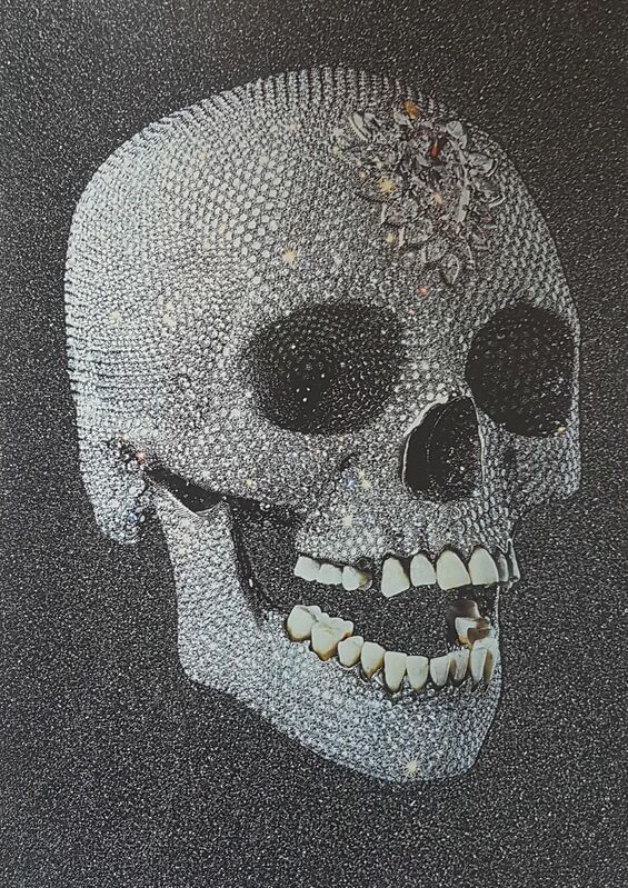 Damien Hirst, ‘For the Love of God, Laugh’, 2007, Print, Screenprint with glazes and diamond dust, Artsy x Capsule Auctions
