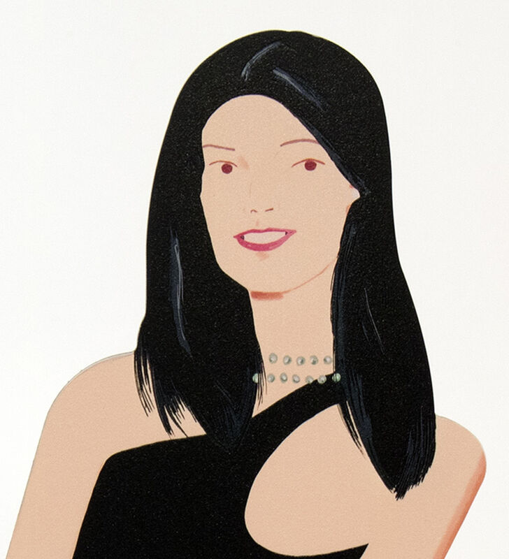 Alex Katz, ‘Yi’, 2018, Sculpture, Cutout from shaped powder-coated aluminum, printed the same on each side with UV cured archival inks, clear coated, and mounted to 1/4 inch stainless steel base. Signed., Meyerovich Gallery