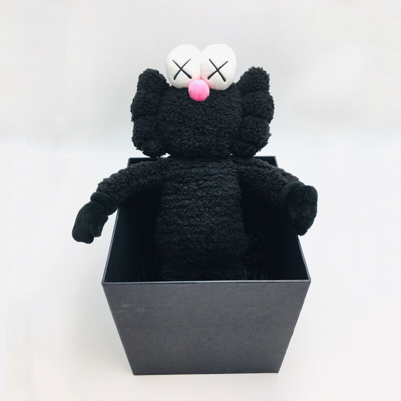 KAWS, ‘BFF Plush Doll (Black)’, 2016, Sculpture, Polyester, Lougher Contemporary